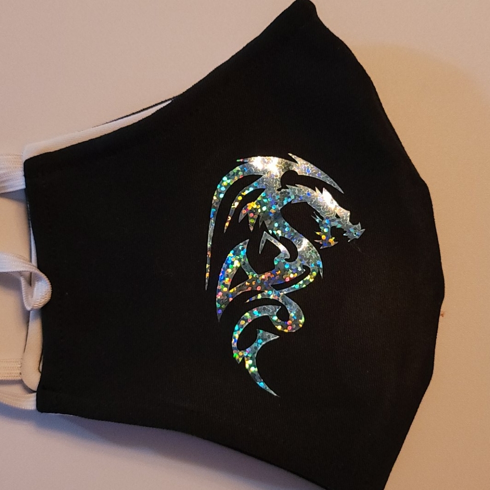 Double layer Dragon face covering